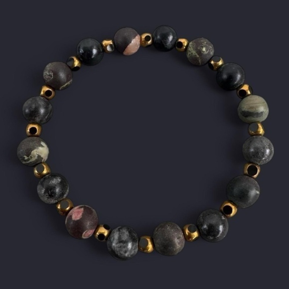 Mixed Stone Bead Bracelet